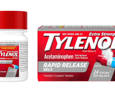 Tylenol Extra Strength Acetaminophen Rapid Release Gels, 24 ct – Just $2.07!