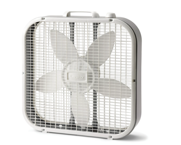 Lasko Cool Colors 20″ 3-Speed Box Fan – White – Just $20.97!