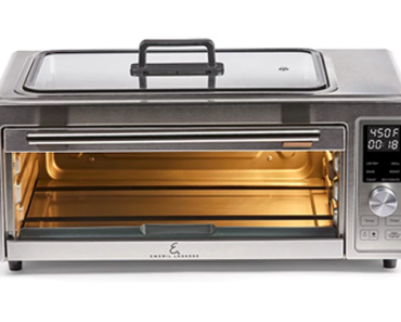 Emeril Power Grill 360 Plus, 6 n 1 Smokeless Grill and Air Fry Toaster Oven XL – Just $50.00!