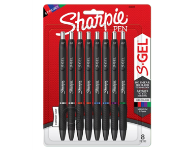 Sharpie S-Gel Gel Pens, Medium Point, 0.7mm, Assorted, 8 Count – Just $4.67! Walmart Deals End Tonight!