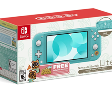 Nintendo Switch Lite (Timmy & Tommy’s Aloha Edition) Animal Crossing New Horizons Bundle (Full Game Download Included) – Just $159.00! Walmart Deals!