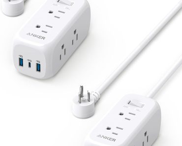 Anker USB C Power Strip Surge Protector (2 Pack) – Only $23.99!