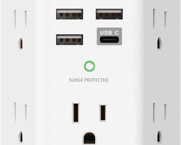 Addtam USB Wall Charger Surge Protector – Only $7.99!