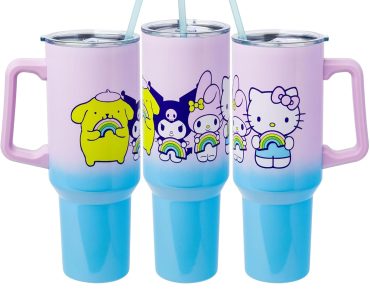 Silver Buffalo Sanrio Hello Kitty Stainless Steel Tumbler – Only $20.93!