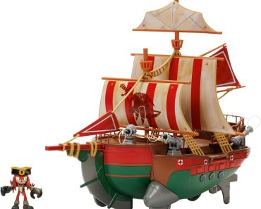 Sonic Prime 2.5″ Action Figure Playset Pirate Ship – Only $35.92!