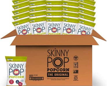 SkinnyPop Original Popcorn, Individual Snack Size Bags (Pack of 30) – Only $10.92!