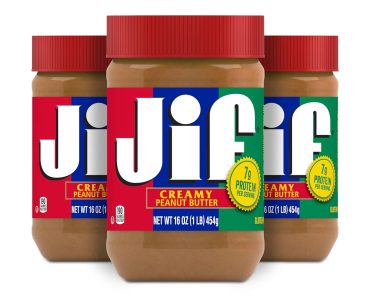 Jif Creamy Peanut Butter, 16 Ounces (Pack of 3) – Only $7.05!