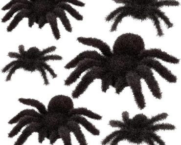 Plastic Fuzzy Spider Multi-Pack (6 Count) – Only $7.65!