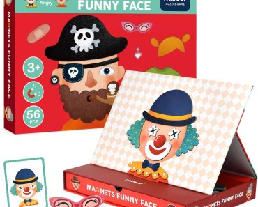 MiDeer Magnetic Funny Face Puzzle, 56 Pieces – Only $9.99!