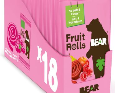 BEAR Real Fruit Snack Rolls (Pack of 18) – Only $12.60!