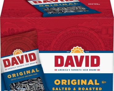 David Original Sunflower Seeds (24 Pack) – Only $9.48!