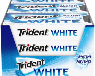 Trident White Peppermint Sugar Free Gum (Pack of 9) – Only $7.19!