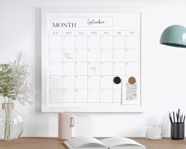 Martha Stewart Everette Magnetic Monthly Calendar Dry Erase Board – Only $11.99!