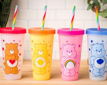 Care Bears Hearts and Stars 4 Pack Plastic Color Changing Tumblers – Only $14.89!