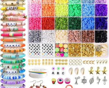 Clay Beads Bracelet Making Kit – Only $5.99!