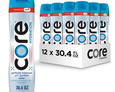 Core Hydration Perfectly Balanced Water, 30.4 fl oz bottle (Pack of 12) – Only $11.40!