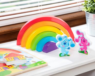 Melissa & Doug Blue’s Clues & You! Wooden Rainbow Stacking Puzzle – Only $4.93!