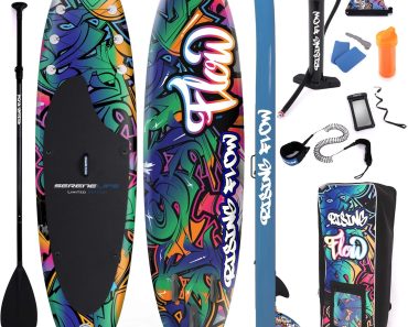 SereneLife Inflatable Stand up Paddle Board – Only $179.99!