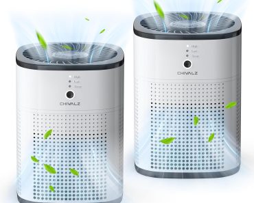 CHIVALZ Air Purifiers for Home (Pack of 2) – Only $55.99!