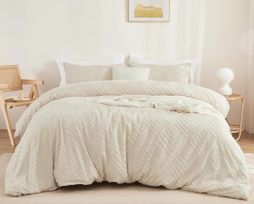 Litanika Beige King Size Comforter Set (3 Pieces) – Only $29.99!