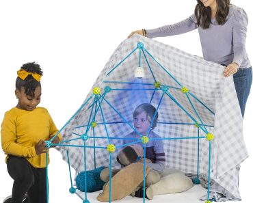 Rainbow Light Up Fort, 85 Pieces – Only $29.99!