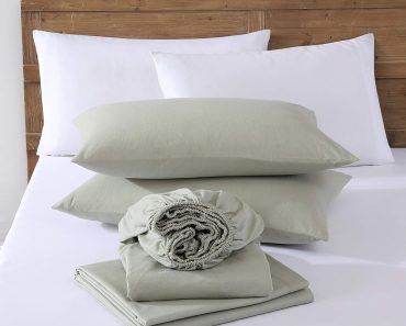 Eddie Bauer Cotton Flannel Bedding Set (Queen Sheets) – Only $25.58!