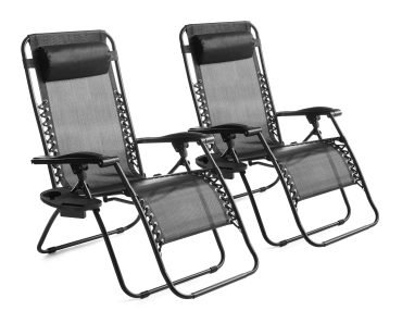 Mainstays Zero Gravity Chair Lounger (2 Pack) – Only $64!