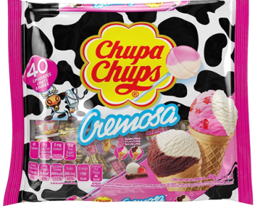 Chupa Chups Cremosa Halloween Trick or Treat Candy Lollipop Variety Assortment 40 Count – Just $6.04!