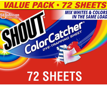 Shout Color Catcher – 72 ct – Just $7.49!