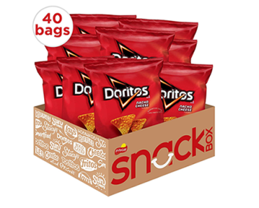 Doritos Nacho Cheese Flavored Tortilla Chips – Pack of 40 – Just $12.90!