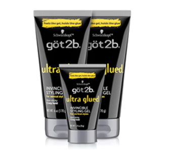 Got2B Ultra Glued Invincible Styling Gel – 2 6 oz tubes, 1 Travel 1.25 oz tube – Just $10.49!