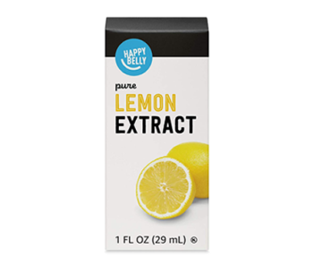 Amazon Brand Happy Belly Pure Lemon Extract, 1 fl oz – Just $1.39!