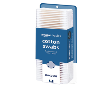 Amazon Basics Cotton Swabs, 500 count, 1-Pack – Just $2.25!