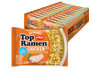 Nissin Top Ramen Noodle Soup, Chicken, 24 Count – Just $4.88!