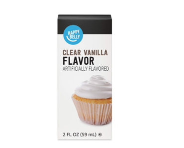 Amazon Brand Happy Belly Clear Vanilla Flavor Extract, 2 fl oz – Just $2.08!