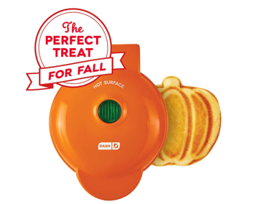 Dash Mini Pumpkin Shaped Waffle Maker Machine – Just $9.99!