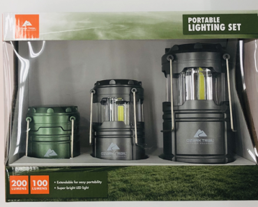 Ozark Trail 3 Pack LED Battery Powered Lanterns – Just $17.97!