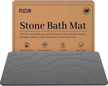 Diatomaceous Earth Non-Slip Stone Bath Mat – Only $19.99!