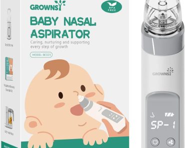 GROWNSY Nasal Aspirator for Baby – Only $15.99!