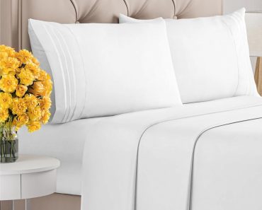 Queen Size 4 Piece Sheet Set – Only $17.99!