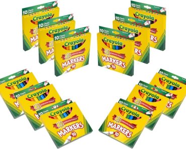 Crayola Broad Line Markers (12 Packs) – Only $11.88!