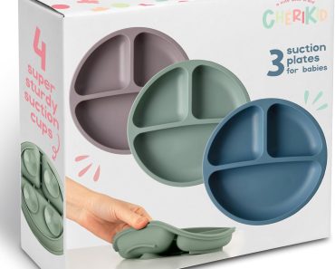 Cherikid Suction Plates (3 Pack) – Only $9.95!