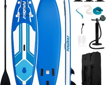 FunWater Inflatable Ultra-Light Stand Up Paddle Board – Only $79.97!