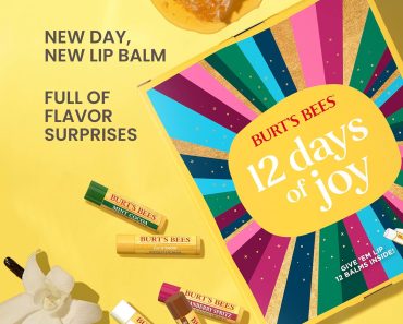 Burt’s Bees 12 Days of Joy Lip Balm Advent Calendar Gift Set – Only $24.38!