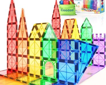 Kids Magnetic Tiles (40 Pieces) – Only $15.99!