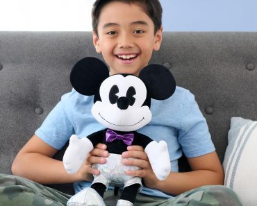 Just Play Disney100 Years of Wonder Mickey Mouse Large Plush Stuffed Animal – Only $8.99!