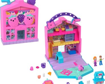 Polly Pocket Pollyville Fresh Market Dolls & Playset – Only $12!