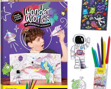 Creativity for Kids Wonder Worlds 3D Coloring Craft Kit – Only $6!