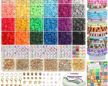 Clay Beads Bracelet Making Kit – Only $4.89!