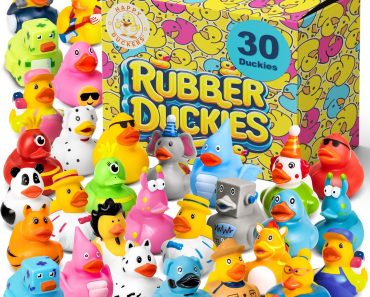 Bulk Set of Assorted Rubber Ducks (30 Pieces) – Only $12.14!